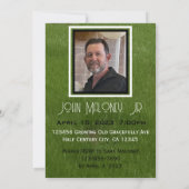 50ゴルフグリーン招待状でのスティルAカスタムフォース 招待状 (裏面)