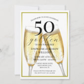 50ゴールデンイヤー結婚の記念日 招待状 (正面)