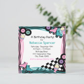 50ズディナーパーティー誕生日 招待状 (スタンド正面)