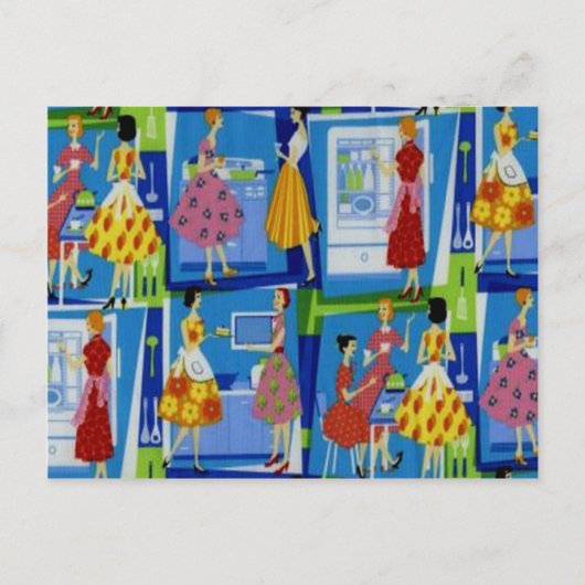 50ズハウスワイアデザイン ポストカード (正面)