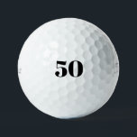 50タイポグラフィタイトルリストPro V1 ゴルフボール<br><div class="desc">"50"または任意の年齢。</div>