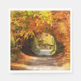 50ナプキンズイエローボグキルクリレン スタンダードランチョンナプキン