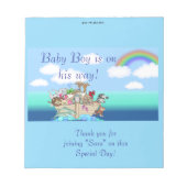 50ノアアークキャンディバーラッパーパーティーの好意のパック ノートパッド (正面)