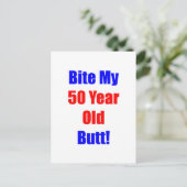 50バイトマイお尻 ポストカード (スタンド正面)