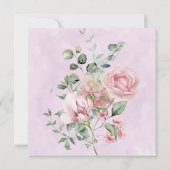 50バラフローラ誕生日の招待 招待状 (裏面)