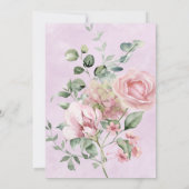 50バラフローラ誕生日の招待 招待状 (裏面)