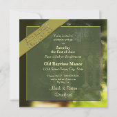 50バースデーパーティ招待状 – エンチャントGAZEBO 招待状 (裏面)