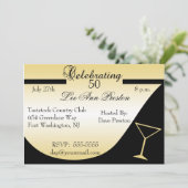 50バースデーパーティ招待状 招待状 (スタンド正面)