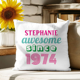 50パーソナライズされたおもしろい歳の誕生日引用文 クッション