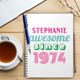 50パーソナライズされたおもしろい歳の誕生日引用文 ノートブック