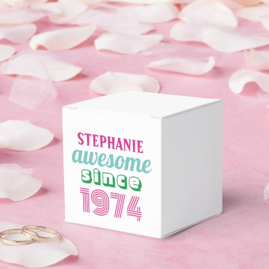 50パーソナライズされたおもしろい歳の誕生日引用文 フェイバーボックス (ウェディング)