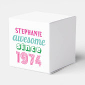 50パーソナライズされたおもしろい歳の誕生日引用文 フェイバーボックス (裏面サイド)