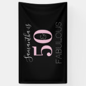 50パーソナライズされたと素晴らしいモダン誕生日 横断幕 (縦)