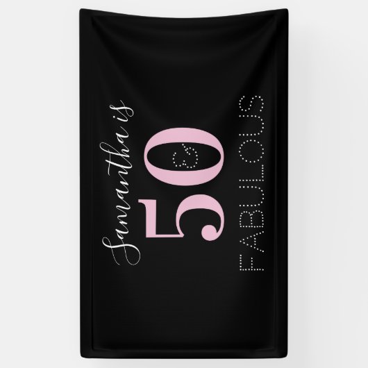 50パーソナライズされたと素晴らしいモダン誕生日 横断幕 (縦)