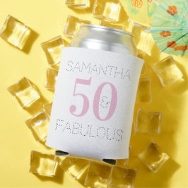 50パーソナライズされたと素晴らしい誕生日パーティーの好意 缶クーラー