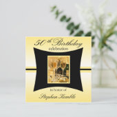 50パーソナライズされたバースデーパーティ招待状 招待状 (スタンド正面)