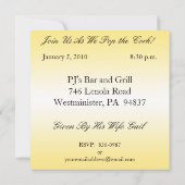 50パーソナライズされたバースデーパーティ招待状 招待状 (裏面)