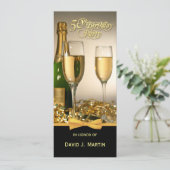 50パーソナライズされたバースデーパーティ招待状 招待状 (スタンド正面)