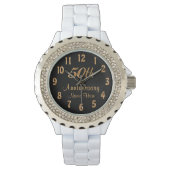 50パーソナライズされた周年記念品 腕時計 (正面)