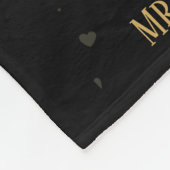 50パーソナライズされた周年記念結婚マイルストーンFl フリースブランケット (角)