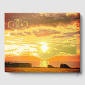 50パーソナライズされた周年記念結婚金箔 ゲストブック (裏面)