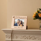 50パーソナライズされた周年記念結婚鐘 レーザー彫刻フレーム