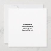 50パーソナライズされた番目の誕生日写真テンプレートモダン (裏面)