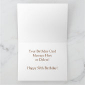 50パーソナライズされた誕生日カード カード (内部)