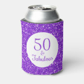 50ファブラス誕生日スパークリパープルグリッター 缶クーラー (缶裏面)