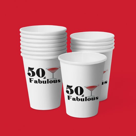 50ファブラス誕生日バーブ 紙コップ
