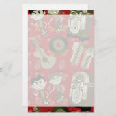 50ファンキーはっきりした人 便箋 (正面/裏面)