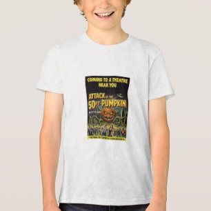50フィートのカボチャの攻撃 トライブレンドＴシャツ