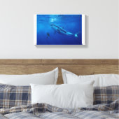 50フィートのフィート数の悪夢 キャンバスプリント (インサイチュ (寝室))