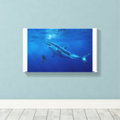 50フィートのフィート数の悪夢 キャンバスプリント (インサイチュ (ウッドフロア))