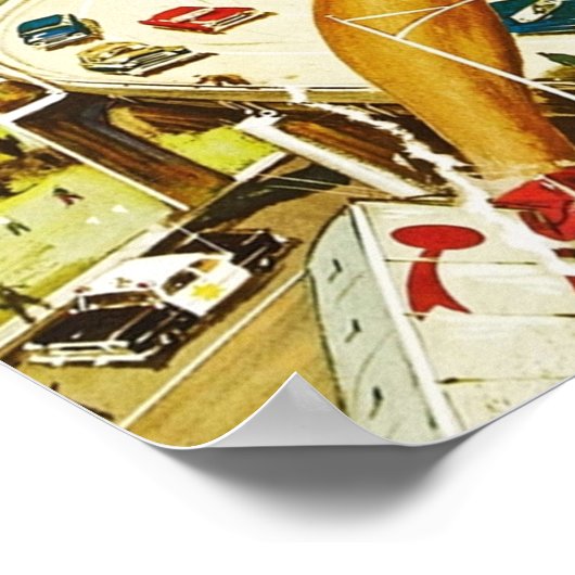 50フィートの女性の攻撃 ポスター (角)