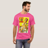 50フィートウーマンの襲撃 SFホラーギフト Tシャツ (正面フル)
