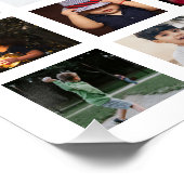 50フォトコラージュパーソナライズされた ポスター (コーナー)