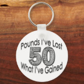 50ポンドのキーチ失ったェーン キーホルダー (正面)