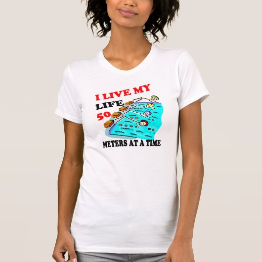50メートル一度に Tシャツ (正面)