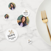 50モダンと素晴らしい写真50誕生日 コンフェッティ (グループ)