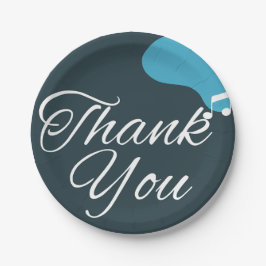 50モダン誕生日感謝していユー ペーパープレート