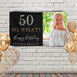 50モダンSo 50th誕生日写真 横断幕