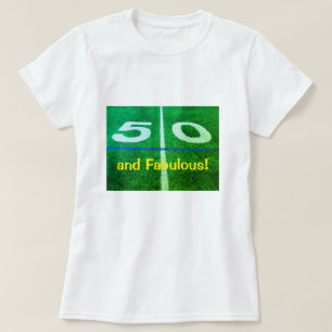 50ヤード線サッカースポーツ場、素晴らしい Tシャツ