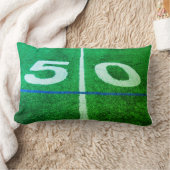 50ヤード線サッカー競技場 ランバークッション (ブランケット)
