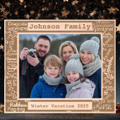 50ユニークパーソナライズされた言語での「LOVE」 モダン レーザー彫刻フレーム