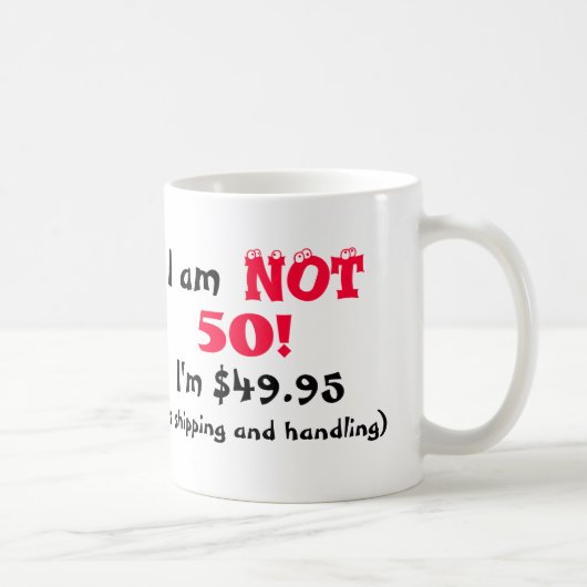50ユーモアのある番誕生日マグ コーヒーマグカップ (右)