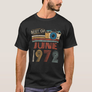 50ヴィンテージ誕生日ギフト6月最高の50歳 Tシャツ