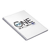 50万ロゴに1つ – ノートブック (右側)