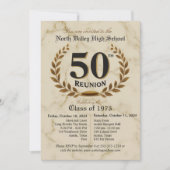 50世ファンシーエレガント高校懇親会- 2日 招待状 (正面)