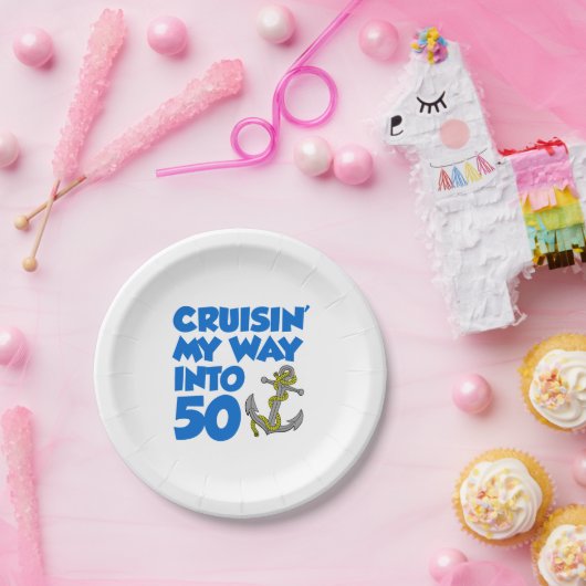 50人のパーティーの装飾に私の方法巡航します ペーパープレート (パーティー)